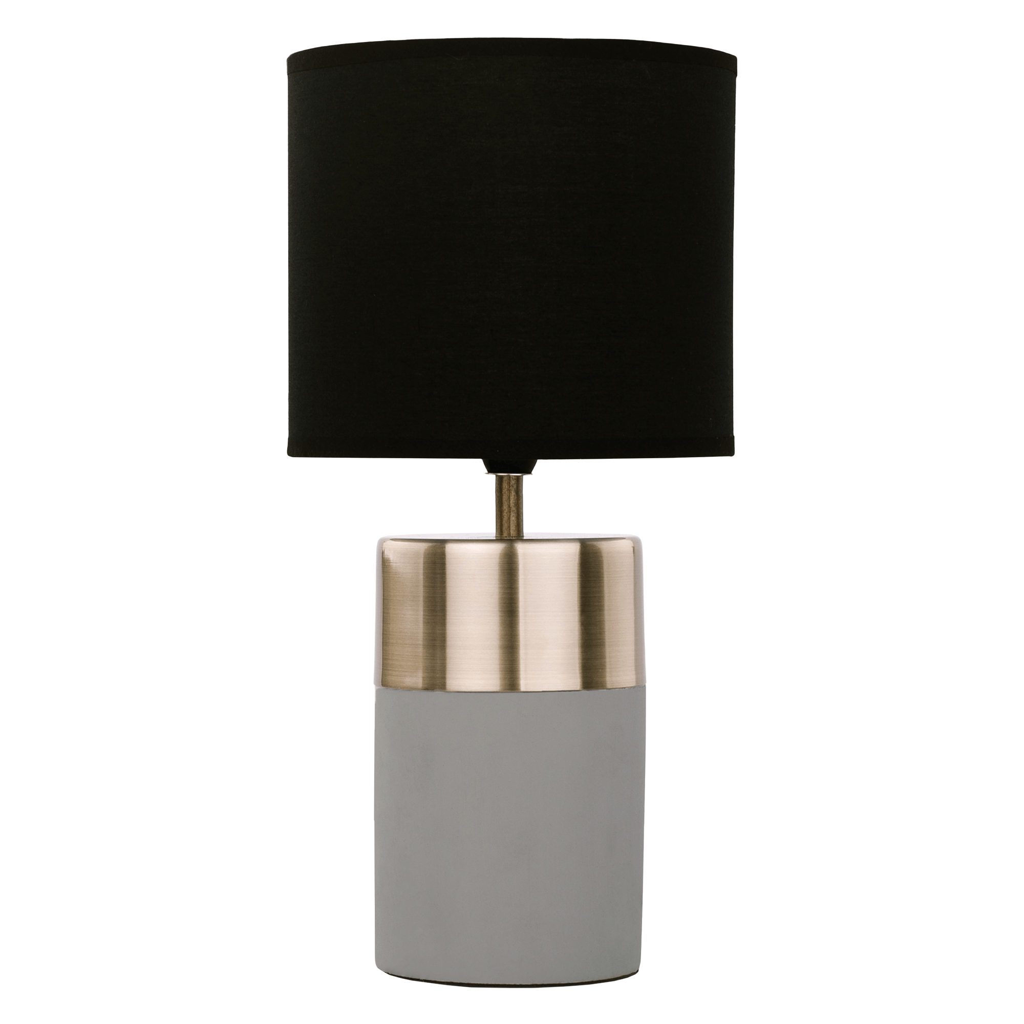 Asztali lámpa, világosszürke/fekete, QENNY TYP 20 (TK)
